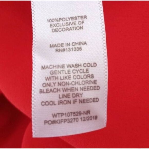 SOCIALITE RED V-NECK ADJUSTABLE STRAPS LACE CAMISOLE SLEEVELESS TOP SZ.XS/S EUC. - Picture 7 of 7